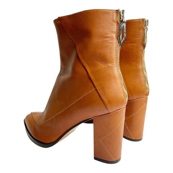 SYLVEN NEW YORK Almasi Leather Block Heel Boot  - Picture 4 of 12